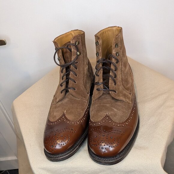 Bowen Equestrian Oxford Style Lace-Up Leather Boots - sz 7.5 - Picture 13 of 16